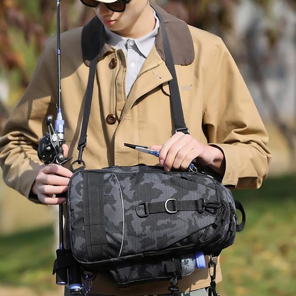 fishing accessories lure bag multifunctional waterproof single/double shoulder lures camouflage backpack reel tackle
fishing accessories lure bag multifunctional waterproof single/double shoulder lures camouflage backpack reel tackle