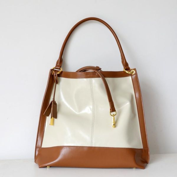 evening bags women real leather tote bag color matching large capacity one shoulder ladies luxury portable handbag
evening bags women real leather tote bag color matching large capacity one shoulder ladies luxury portable handbag