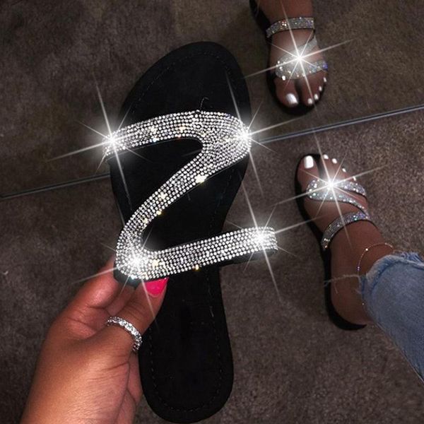 slippers summer women crystal glitter flat soft bling female candy color flip flops outdoor ladies slides beach shoes, Black
slippers summer women crystal glitter flat soft bling female candy color flip flops outdoor ladies slides beach shoes, Black
