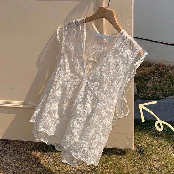 women's t-shirt see through fashion casual slim women white lace sleeveless v neck clothing lady t shirt 2021
women's t-shirt see through fashion casual slim women white lace sleeveless v neck clothing lady t shirt 2021