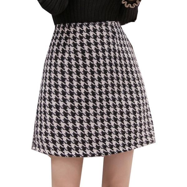 skirts autumn winter woolen skirt women 2021 high waisted short mini houndstooth korean style kawaii skort mujer faldas, Black
skirts autumn winter woolen skirt women 2021 high waisted short mini houndstooth korean style kawaii skort mujer faldas, Black