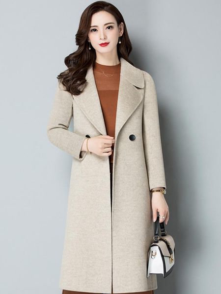 women's wool & blends kmetram 100% coat female jacket autumn winter women clothes 2021 korean long woolen coats casaco feminino my3330, Black
women's wool & blends kmetram 100% coat female jacket autumn winter women clothes 2021 korean long woolen coats casaco feminino my3330, Black