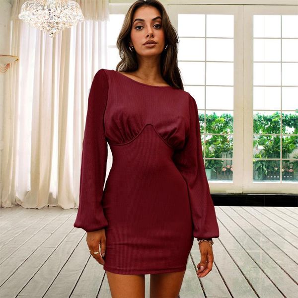 casual dresses mini knitted bodycon long sleeve women's dress 2021 autumn winter solid o neck ribbing ladies short elegant party, Black;gray
casual dresses mini knitted bodycon long sleeve women's dress 2021 autumn winter solid o neck ribbing ladies short elegant party, Black;gray