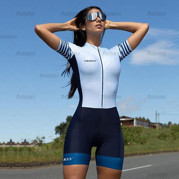 summer triathlon cycling suit bicycle race skinsuits bike team jumpsuits female short sleeve coverall racing sets, Black;blue
summer triathlon cycling suit bicycle race skinsuits bike team jumpsuits female short sleeve coverall racing sets, Black;blue
