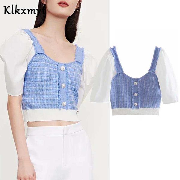 klkxmyt za women sweet jewelry buttons patchwork short smock blouse female fake two pieces shirts chic blusas 210527, White
klkxmyt za women sweet jewelry buttons patchwork short smock blouse female fake two pieces shirts chic blusas 210527, White