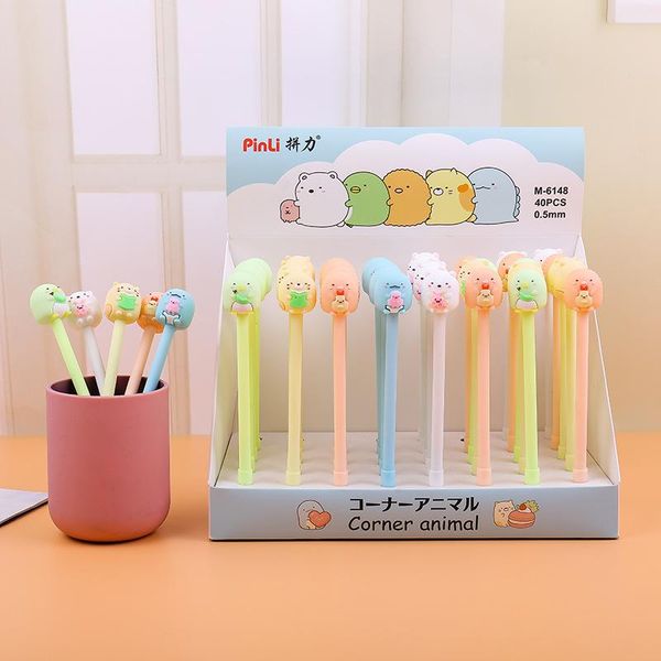 gel pens 40 pcs/lot cartoon sumikko gurashi pen cute 0.5 mm black ink signature school office writing supplies promotional gift
gel pens 40 pcs/lot cartoon sumikko gurashi pen cute 0.5 mm black ink signature school office writing supplies promotional gift