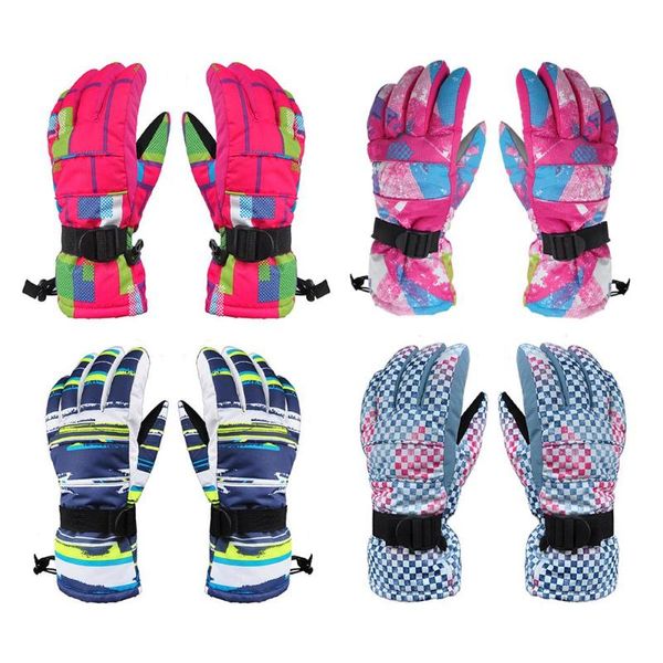 outdoor sports professional winter ski gloves windproof waterproof nylon fabric warm female bicycle accessories cycling, Black
outdoor sports professional winter ski gloves windproof waterproof nylon fabric warm female bicycle accessories cycling, Black