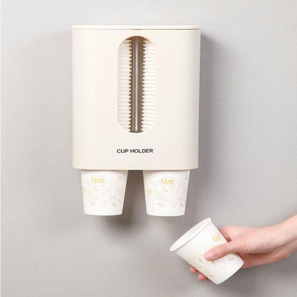 hooks & rails double-cylinder cup taker with lid wall-mounted disposable holder household water dispenser snap-on paper rack
hooks & rails double-cylinder cup taker with lid wall-mounted disposable holder household water dispenser snap-on paper rack