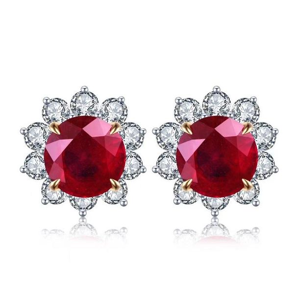 stud pirmiana classic style18k gold lab ruby earrings women jewelry party gift, Golden;silver
stud pirmiana classic style18k gold lab ruby earrings women jewelry party gift, Golden;silver