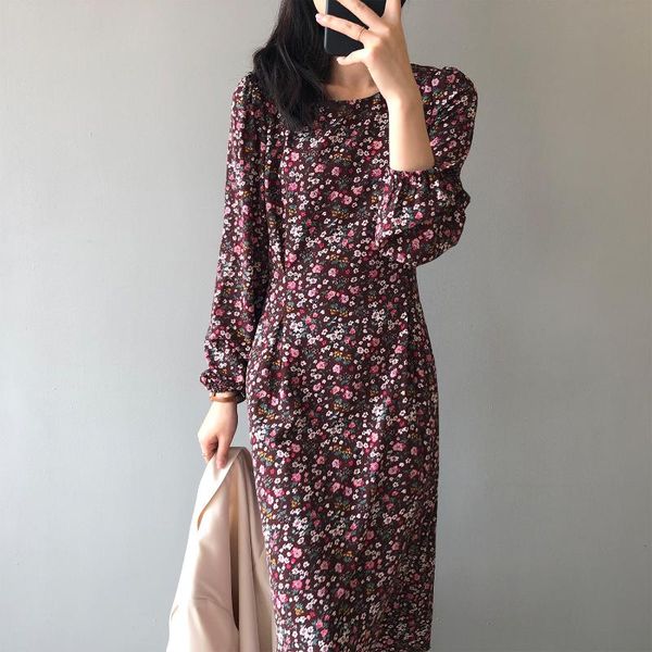casual dresses 2021 fashion women spring flower print maxi dress vestidos slim waist long sleeve elegant floral, Black;gray
casual dresses 2021 fashion women spring flower print maxi dress vestidos slim waist long sleeve elegant floral, Black;gray