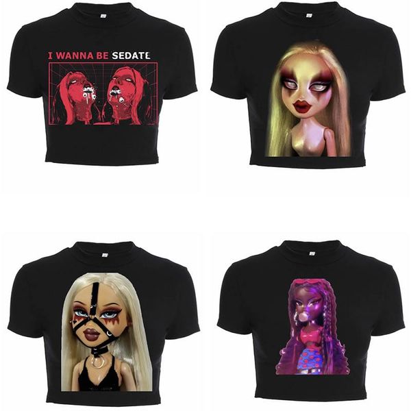 women's t-shirt y2k shirt harajuku kawaii gothic punk dark street hiphop 1of1 rap, White
women's t-shirt y2k shirt harajuku kawaii gothic punk dark street hiphop 1of1 rap, White