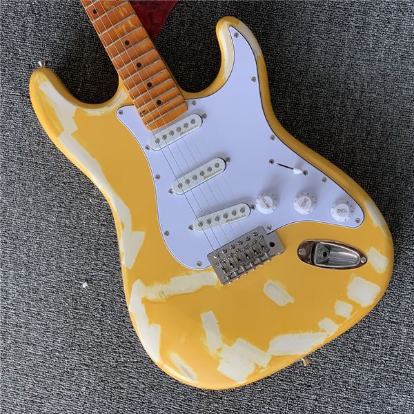 custom shop handmade st relic guitar retro version cream yellow cover sunburst aged guitar master build st guitar
custom shop handmade st relic guitar retro version cream yellow cover sunburst aged guitar master build st guitar