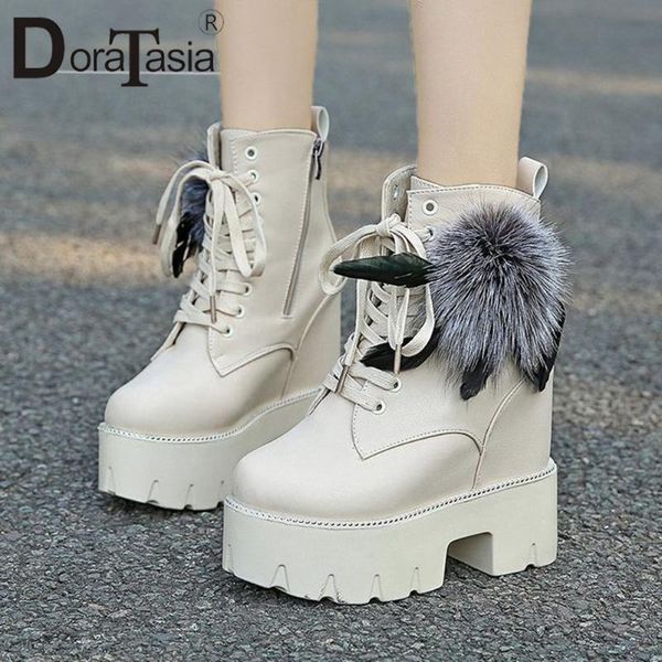 fashion female chunky heels ankle boots zip autumn platform women height increasing high shoes woman, Black
fashion female chunky heels ankle boots zip autumn platform women height increasing high shoes woman, Black