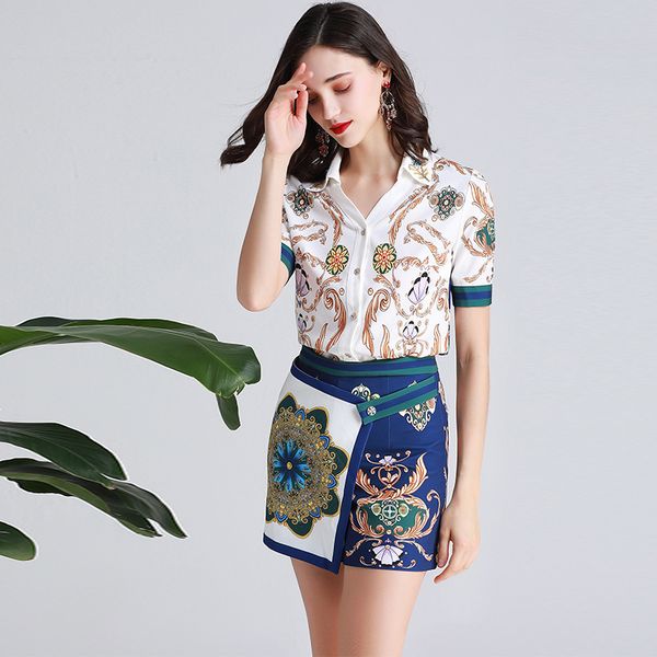 pants fashion suits able and exquisite printed women's summer 2021 nail drill short sleeve single breasted shirt patchwork shorts, White
pants fashion suits able and exquisite printed women's summer 2021 nail drill short sleeve single breasted shirt patchwork shorts, White