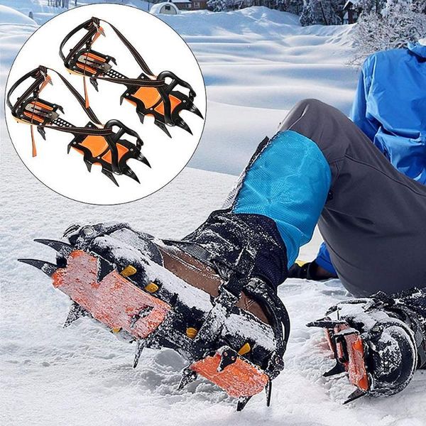 cords, slings and webbing 12 teeth climbing crampons for outdoor winter walk ice fishing snow shoes antiskid manganese steel shoe covers
cords, slings and webbing 12 teeth climbing crampons for outdoor winter walk ice fishing snow shoes antiskid manganese steel shoe covers