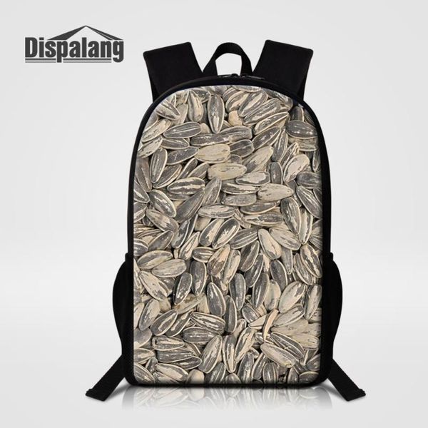 backpack dispalang sunflower seeds printing school bags for teenagers children book bag women casual student travel rucksack
backpack dispalang sunflower seeds printing school bags for teenagers children book bag women casual student travel rucksack