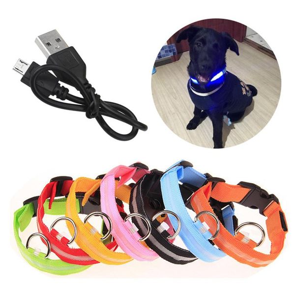 dog collars & leashes usb rechargable glowing led collar nylon pet puppy luminous flashing necklace night safety walking accessories
dog collars & leashes usb rechargable glowing led collar nylon pet puppy luminous flashing necklace night safety walking accessories