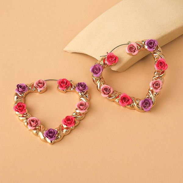 hoop & huggie juorest rose flower earrings elegant hollow out women jewelry heart retro big alloy summer vintage boho, Golden;silver
hoop & huggie juorest rose flower earrings elegant hollow out women jewelry heart retro big alloy summer vintage boho, Golden;silver