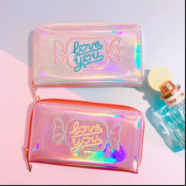 hologram candy long women leather wallet fashion girls change zipper purse money coin id card holders carteras, Red;black
hologram candy long women leather wallet fashion girls change zipper purse money coin id card holders carteras, Red;black