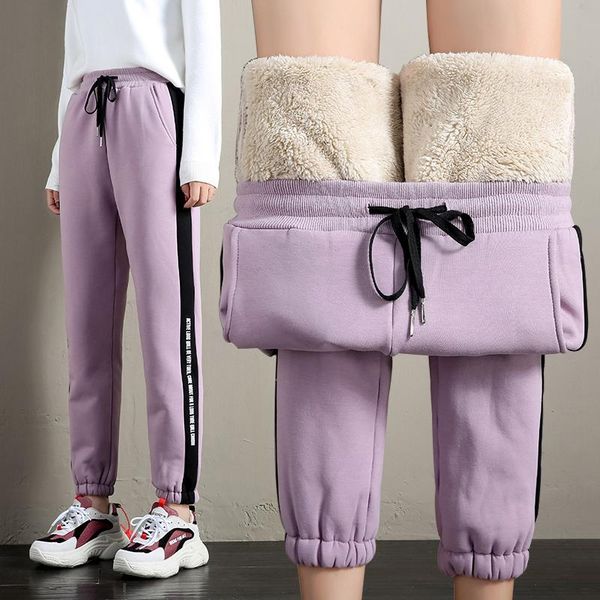 women's pants & capris women winter warm harem side striped thicken sweatpants letters fleece leggings loose sport lamb trousers p9423, Black;white
women's pants & capris women winter warm harem side striped thicken sweatpants letters fleece leggings loose sport lamb trousers p9423, Black;white