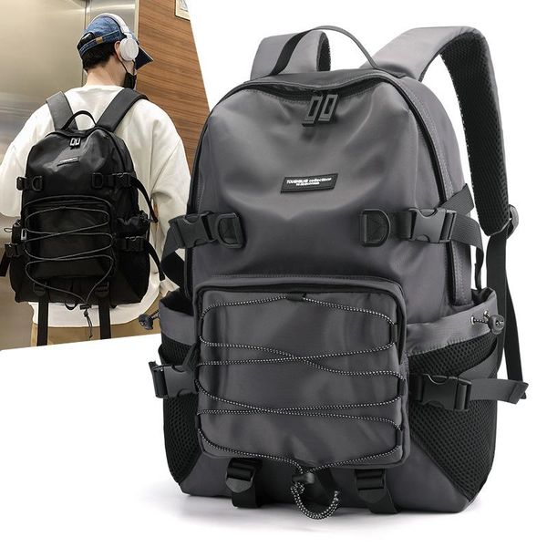 backpack men's pure nylon computer bags 2021 leisure simple multipurpose large capacity student schoolbag
backpack men's pure nylon computer bags 2021 leisure simple multipurpose large capacity student schoolbag