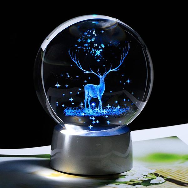 novelty items 3d crystal ball laser engraved elk miniature model glass sphere accessories astronomy gift craft home decor
novelty items 3d crystal ball laser engraved elk miniature model glass sphere accessories astronomy gift craft home decor