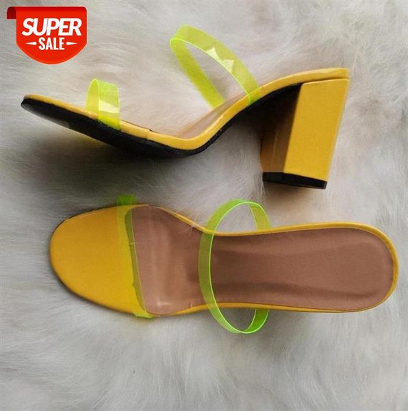 summer 2021 new pvc women slippers high thick heel lady's slide sandals one tworld belt for #9p5w, Black
summer 2021 new pvc women slippers high thick heel lady's slide sandals one tworld belt for #9p5w, Black