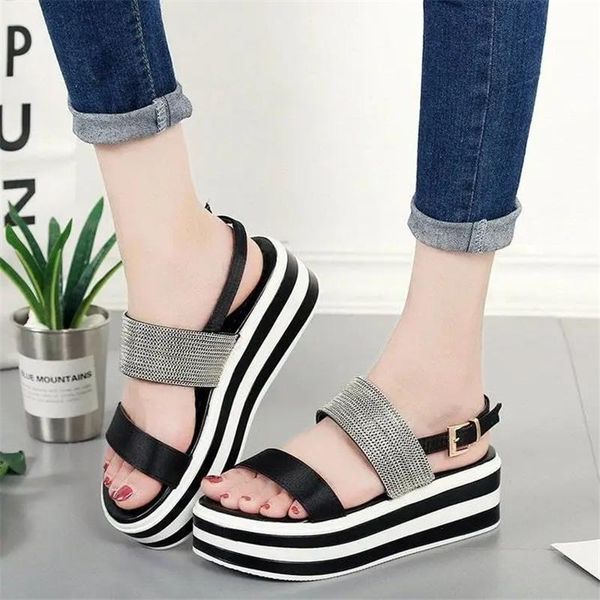 rhinestone platform sandals 2021summer hollow out height increasing women gladiator shoes non-slip open toes casual, Black
rhinestone platform sandals 2021summer hollow out height increasing women gladiator shoes non-slip open toes casual, Black