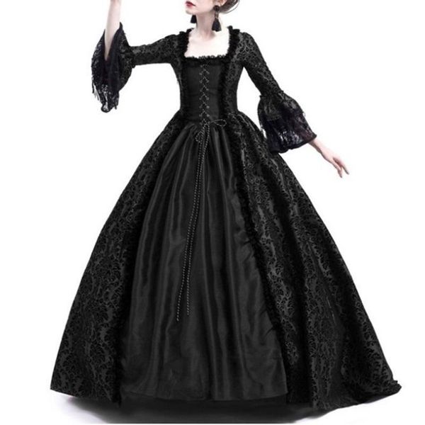 casual dresses women vintage lace ruffles dress gothic style ladies lolita elegant long sleeve tea party cosplay robe gown fad, Black;gray
casual dresses women vintage lace ruffles dress gothic style ladies lolita elegant long sleeve tea party cosplay robe gown fad, Black;gray