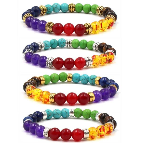 natural stone 7 chakra bracelets energy yoga beads women men colorful beaded bracelet bangle handmade hand strings gift, Black
natural stone 7 chakra bracelets energy yoga beads women men colorful beaded bracelet bangle handmade hand strings gift, Black