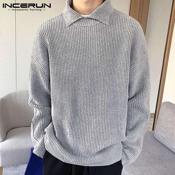 men's sweaters autumn men sweater solid color knitted korean lapel long sleeve pullovers 2021 cozy streetwear casual clothing s-5xl inc, White;black
men's sweaters autumn men sweater solid color knitted korean lapel long sleeve pullovers 2021 cozy streetwear casual clothing s-5xl inc, White;black
