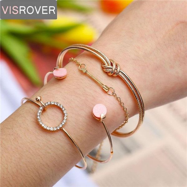 beaded, strands visrover 4 pcs/set bracelets boho round circle arrow knot women bracelet pink stone hollow bangle cuff jewelry wholesale, Black
beaded, strands visrover 4 pcs/set bracelets boho round circle arrow knot women bracelet pink stone hollow bangle cuff jewelry wholesale, Black