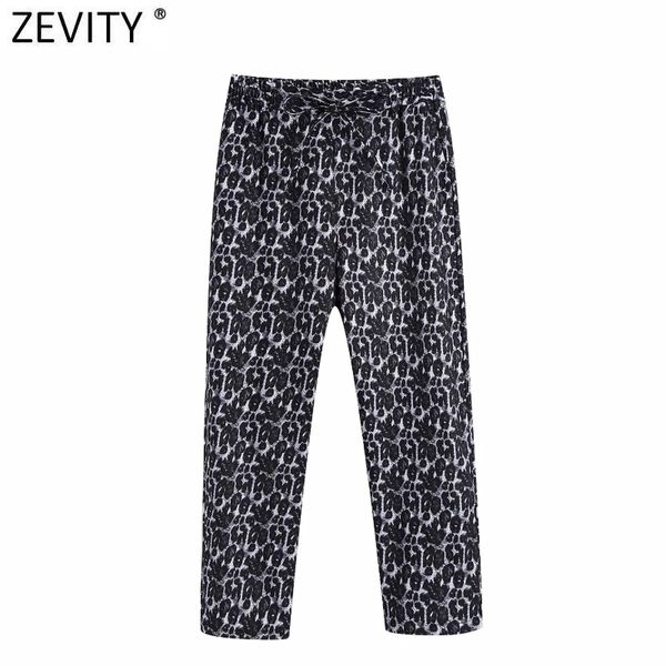 zevity women vintage leopard print harem pants retro female animal pattern bow tied elastic waist pocket chic long trousers p967 210419, Black;white
zevity women vintage leopard print harem pants retro female animal pattern bow tied elastic waist pocket chic long trousers p967 210419, Black;white