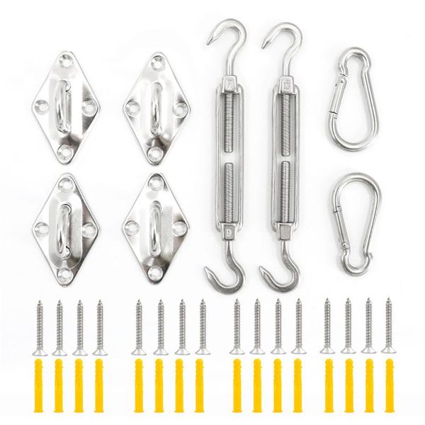 shade 1set 8/6/5mm sun sail nets canopy screw accessories door buckle four-corner awning fitting flower basket kit
shade 1set 8/6/5mm sun sail nets canopy screw accessories door buckle four-corner awning fitting flower basket kit