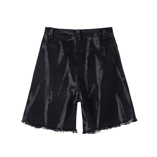 men's shorts high street tie dye border raw male jeans straight-line oversize casual summer five-point hip hop pants denim baggy short, White;black
men's shorts high street tie dye border raw male jeans straight-line oversize casual summer five-point hip hop pants denim baggy short, White;black