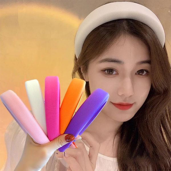 hair clips & barrettes simple candy color sponge hairband women's wide side thickening headband washing face makeup korean accessories, Golden;silver
hair clips & barrettes simple candy color sponge hairband women's wide side thickening headband washing face makeup korean accessories, Golden;silver