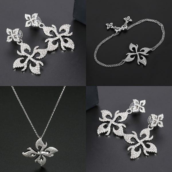 s925 sterling silver stud magnolia flower earrings temperament tassel bracelet women's clavicle necklace personality fashion luxury jew, Golden;silver
s925 sterling silver stud magnolia flower earrings temperament tassel bracelet women's clavicle necklace personality fashion luxury jew, Golden;silver