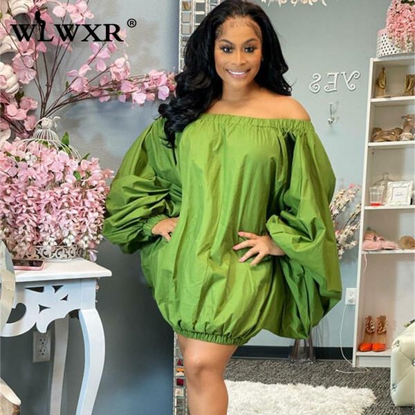 casual dresses wlwxr white off shoulder puff sleeve summer for women solid loose elegant dress female drawstring midi 2021, Black;gray
casual dresses wlwxr white off shoulder puff sleeve summer for women solid loose elegant dress female drawstring midi 2021, Black;gray