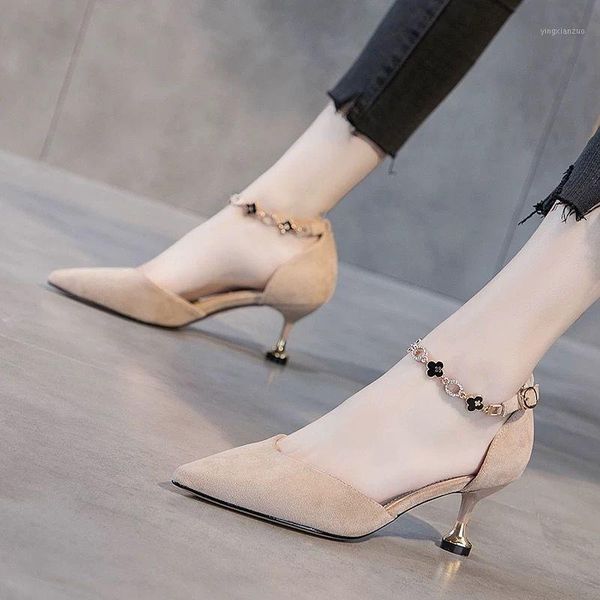 dress shoes luxury non-slip light buckle strap women heels sandals flock pointed toe shallow thin elegant office pumps designer1, Black
dress shoes luxury non-slip light buckle strap women heels sandals flock pointed toe shallow thin elegant office pumps designer1, Black