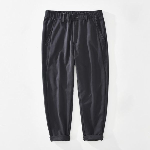 men's pants 2609 spring summer man's korean version all-matched solid color casual loose straight male simple trousers outdoor jog, Black
men's pants 2609 spring summer man's korean version all-matched solid color casual loose straight male simple trousers outdoor jog, Black