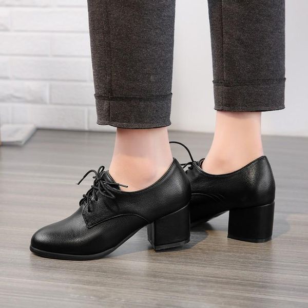 oxford shoes for women block heel lace up round toe ladies dress party office career outdoor walking, Black
oxford shoes for women block heel lace up round toe ladies dress party office career outdoor walking, Black