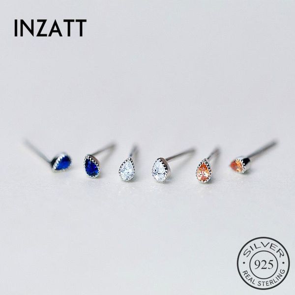 inzareal 925 sterling silver minimalist zircon stud earrings for fashion woman party cute fine jewelry accessories gift, Golden;silver
inzareal 925 sterling silver minimalist zircon stud earrings for fashion woman party cute fine jewelry accessories gift, Golden;silver