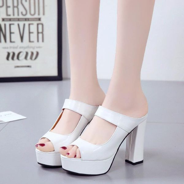 dress shoes high heels platform black white sandals women pu leather sandal woman fashion summer slippers
dress shoes high heels platform black white sandals women pu leather sandal woman fashion summer slippers