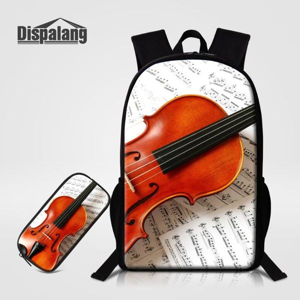 backpack dispalang musical note violin print children's for school 2 pcs pencil bags set girl large schoolbags boys diy bookbag
backpack dispalang musical note violin print children's for school 2 pcs pencil bags set girl large schoolbags boys diy bookbag