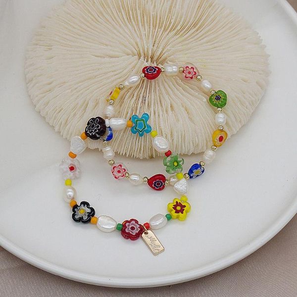 beaded, strands 1pc fashion bohemia style summer beach charms coloured glaze heart/flower shape bracelet imitation pearls stretch bracelets, Black
beaded, strands 1pc fashion bohemia style summer beach charms coloured glaze heart/flower shape bracelet imitation pearls stretch bracelets, Black