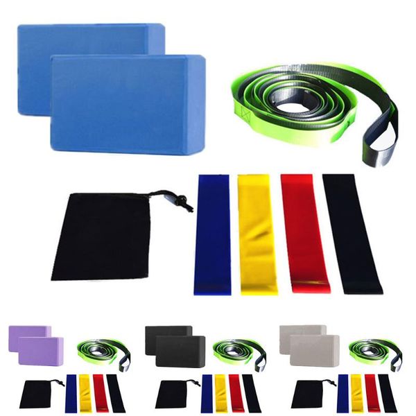 8pcs yoga block set exercise workout fitness brick bolster stretch belt aid gym pilates training body shaping equipment resistance bands
8pcs yoga block set exercise workout fitness brick bolster stretch belt aid gym pilates training body shaping equipment resistance bands