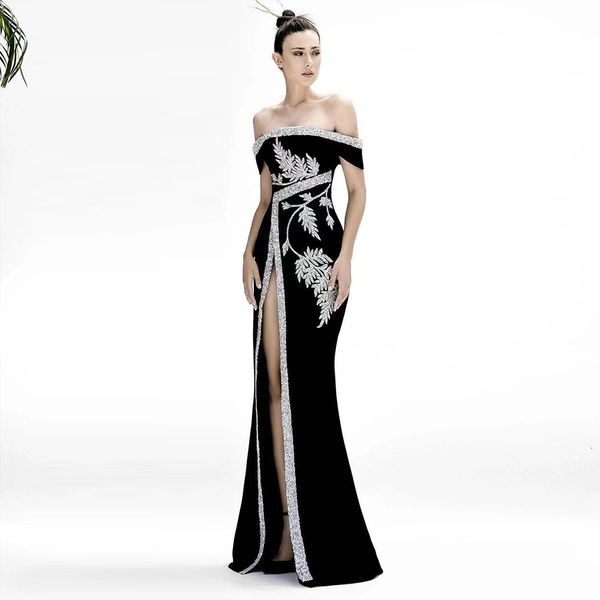 romper adyce summer black for women off shoulder luxury sequins split celebrity evening party club dress, Black;white
romper adyce summer black for women off shoulder luxury sequins split celebrity evening party club dress, Black;white