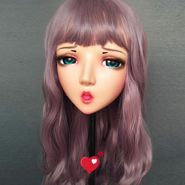 party masks (han-02)female sweet girl resin half head kigurumi bjd eyes crossdress cosplay japanese anime role lolita mask with and wig
party masks (han-02)female sweet girl resin half head kigurumi bjd eyes crossdress cosplay japanese anime role lolita mask with and wig