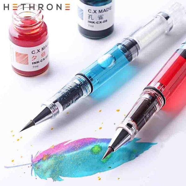 fountain pens hethrone 1pc colorful brush pen soft ink water diy marker superfine stationery watercolor drawing sketch liner art supplies
fountain pens hethrone 1pc colorful brush pen soft ink water diy marker superfine stationery watercolor drawing sketch liner art supplies