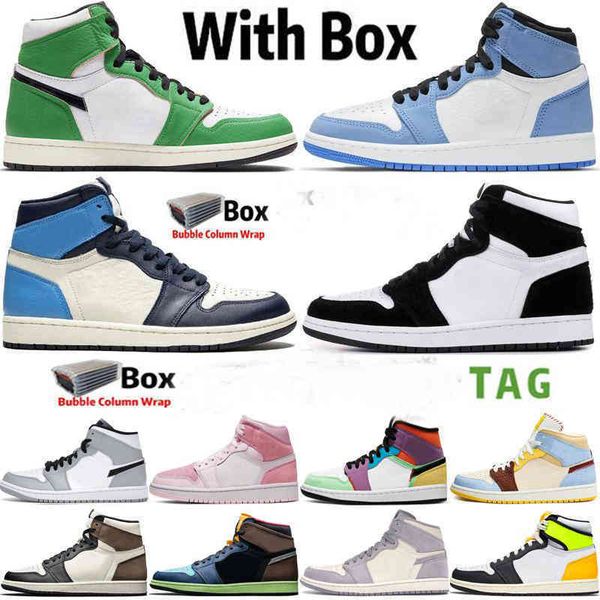 2021 with box jumpman 1 mens basketball shoes university blue lucky green 1s dark mocha obsidian twist unc volt gold women sneakers trainers
2021 with box jumpman 1 mens basketball shoes university blue lucky green 1s dark mocha obsidian twist unc volt gold women sneakers trainers